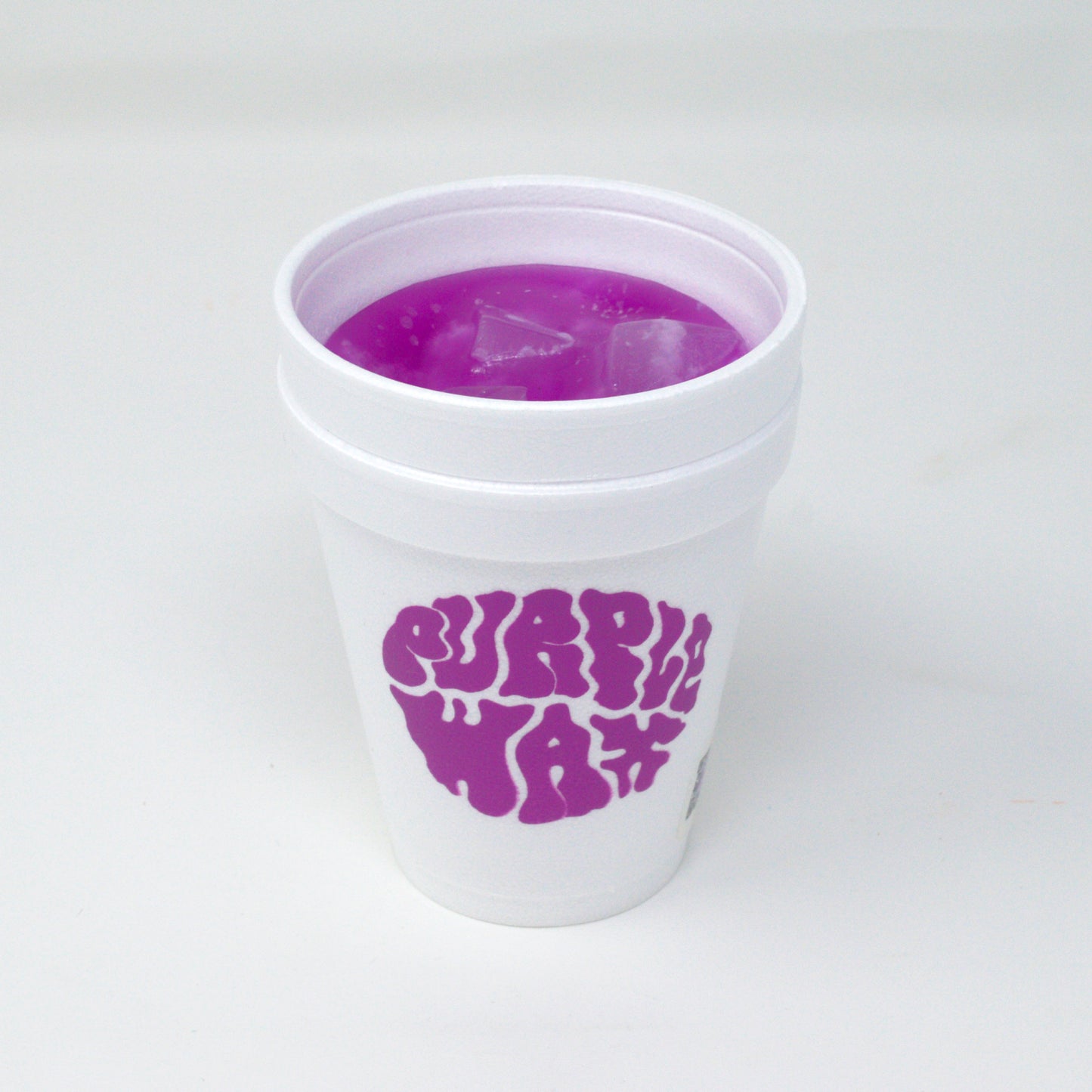 Purple Wax 8 oz Cup
