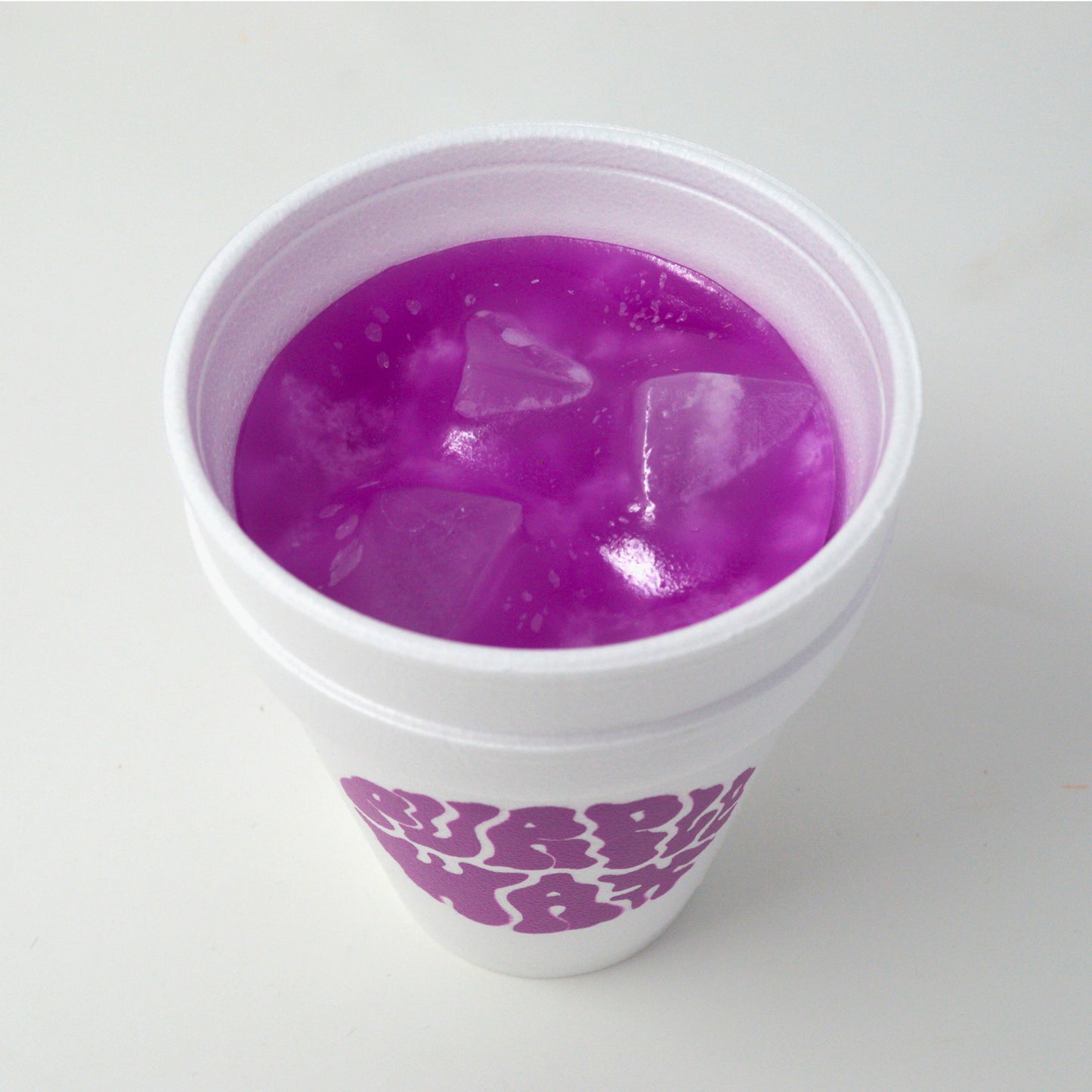 Purple Wax 8 oz Cup
