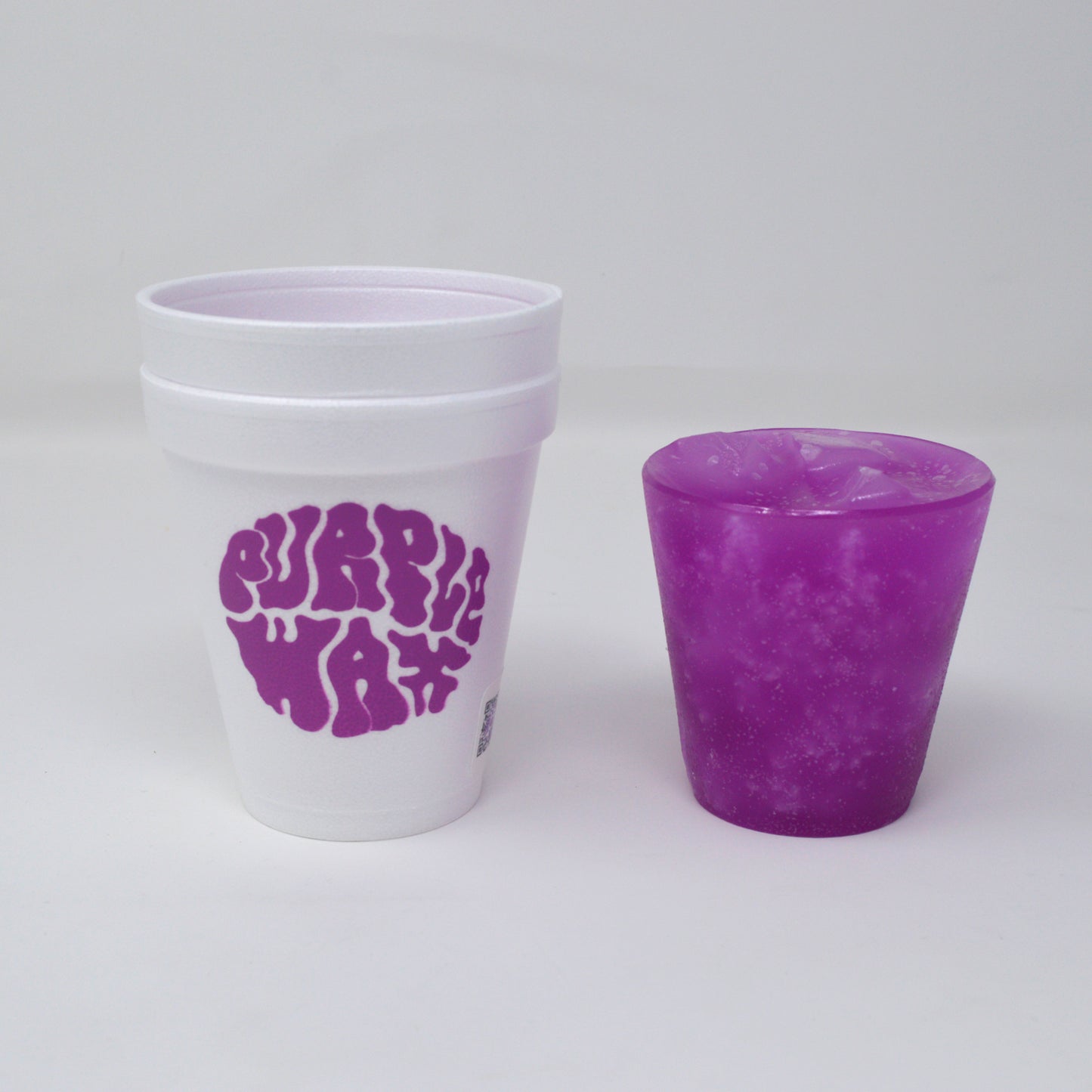 Purple Wax 8 oz Cup