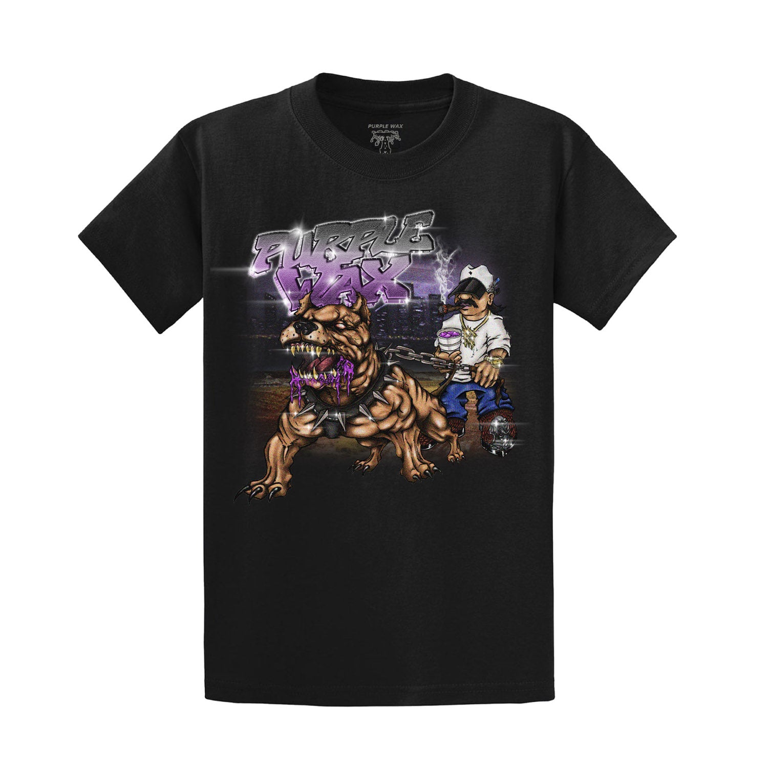 Dog Walk Tee – Purple Wax