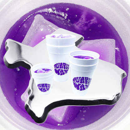 Purple Wax 16 oz Cup